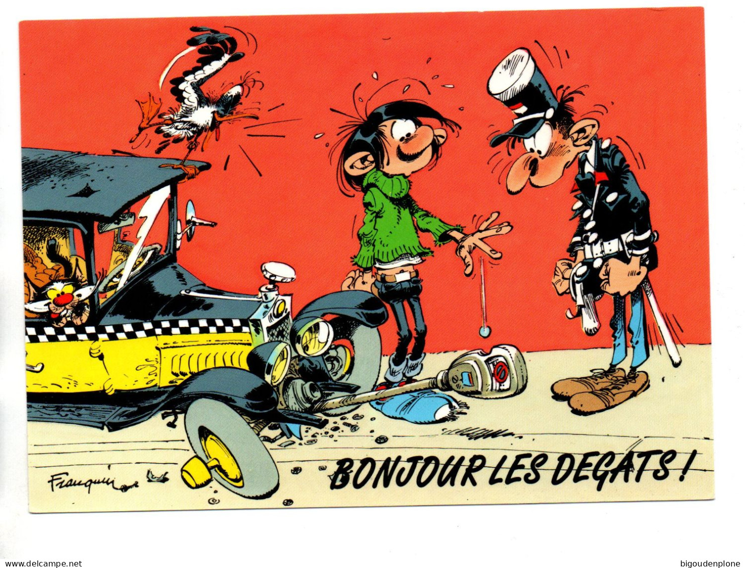 CPM Gaston Lagaffe - Bonjour Les Dégats! - Stripverhalen