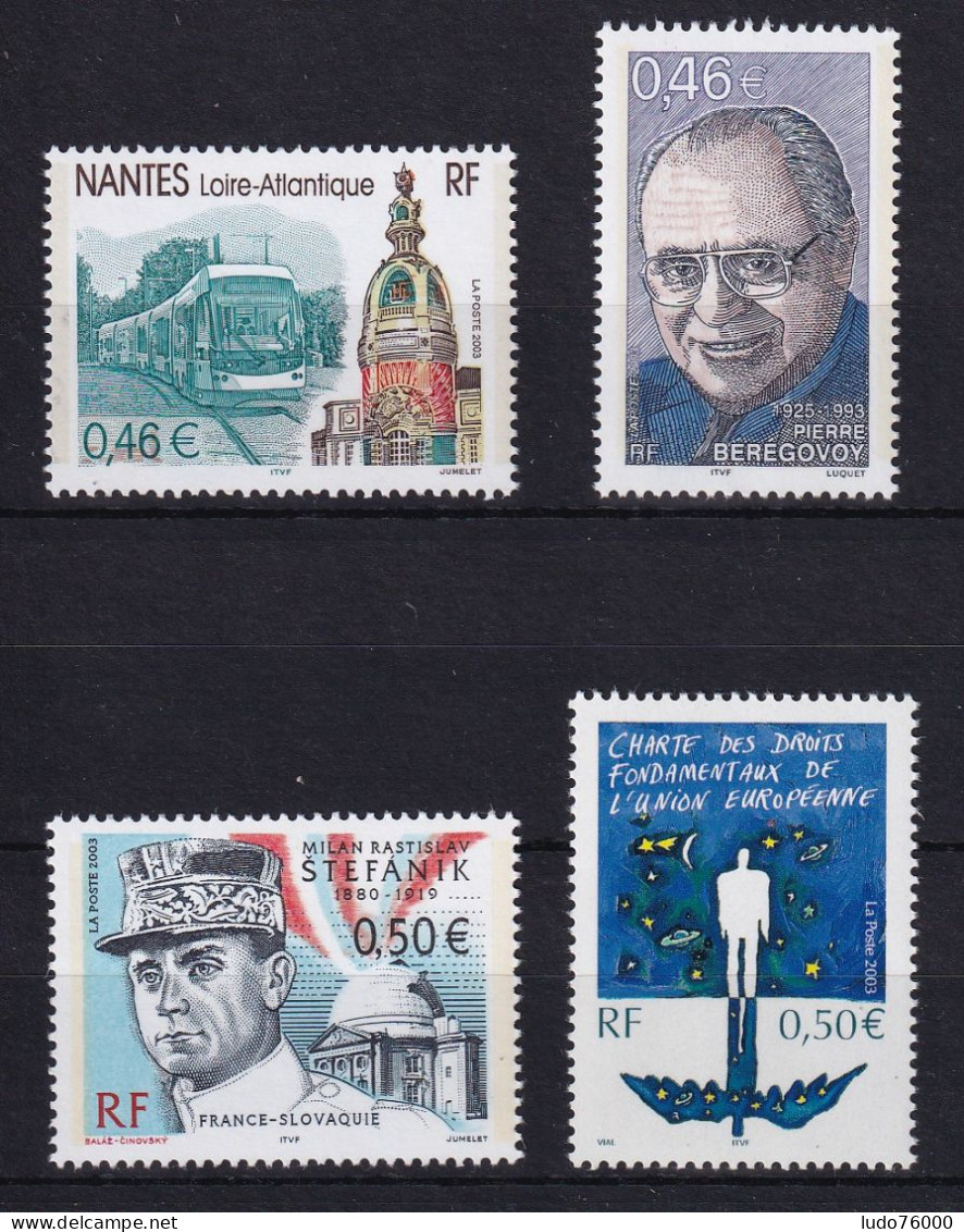 D 797 / LOT N° 3552/3555 NEUF** COTE 6.30€ - Collections