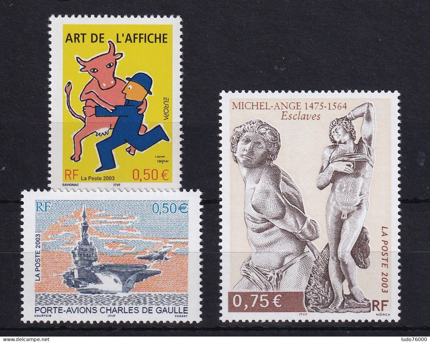 D 797 / LOT N° 3556/3558 NEUF** COTE 6.20€ - Collections