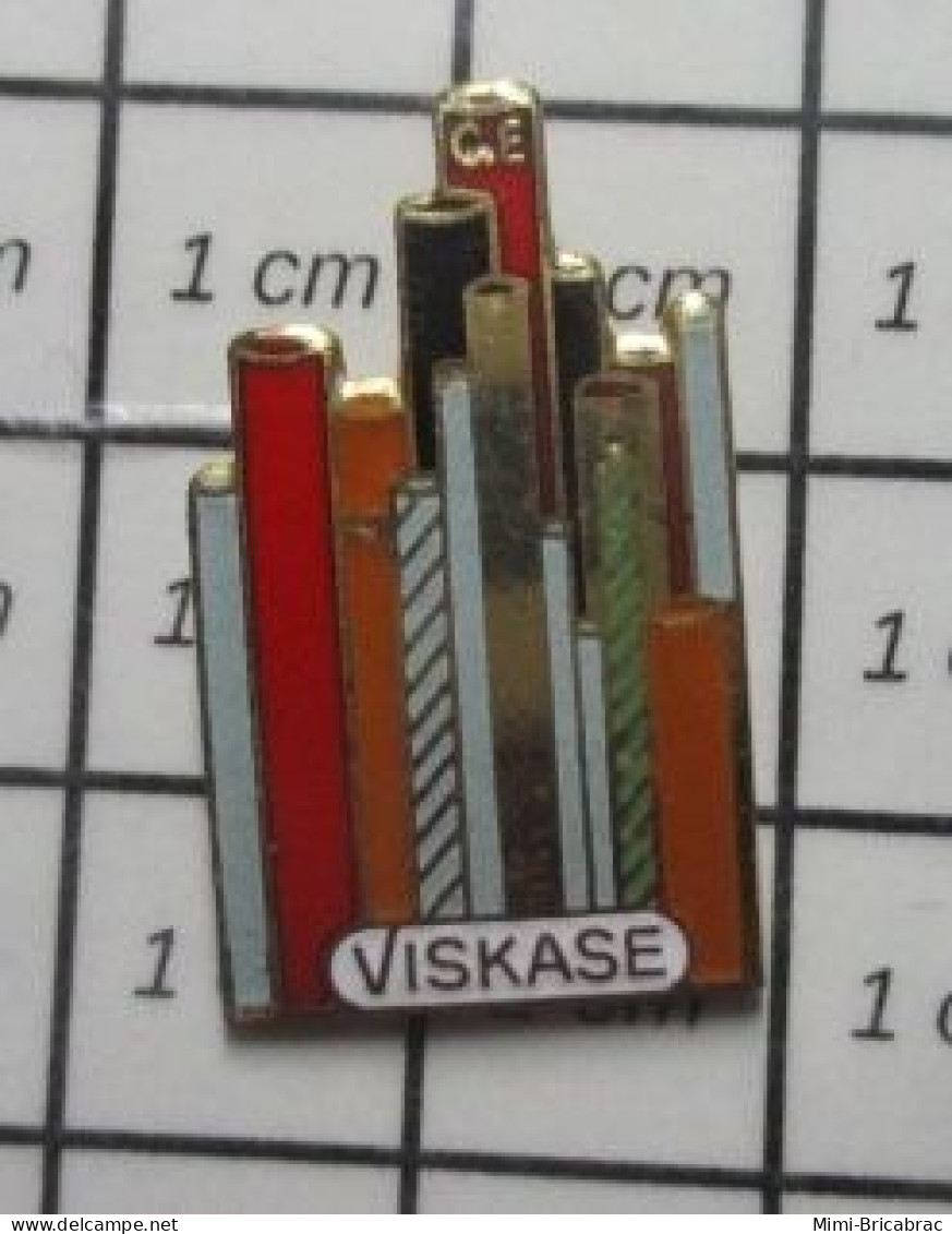 813F Pin's Pins / Beau Et Rare / MARQUES / ROULEAUX DE ? PAPIER ? TISSUS ? VISKASE - Music