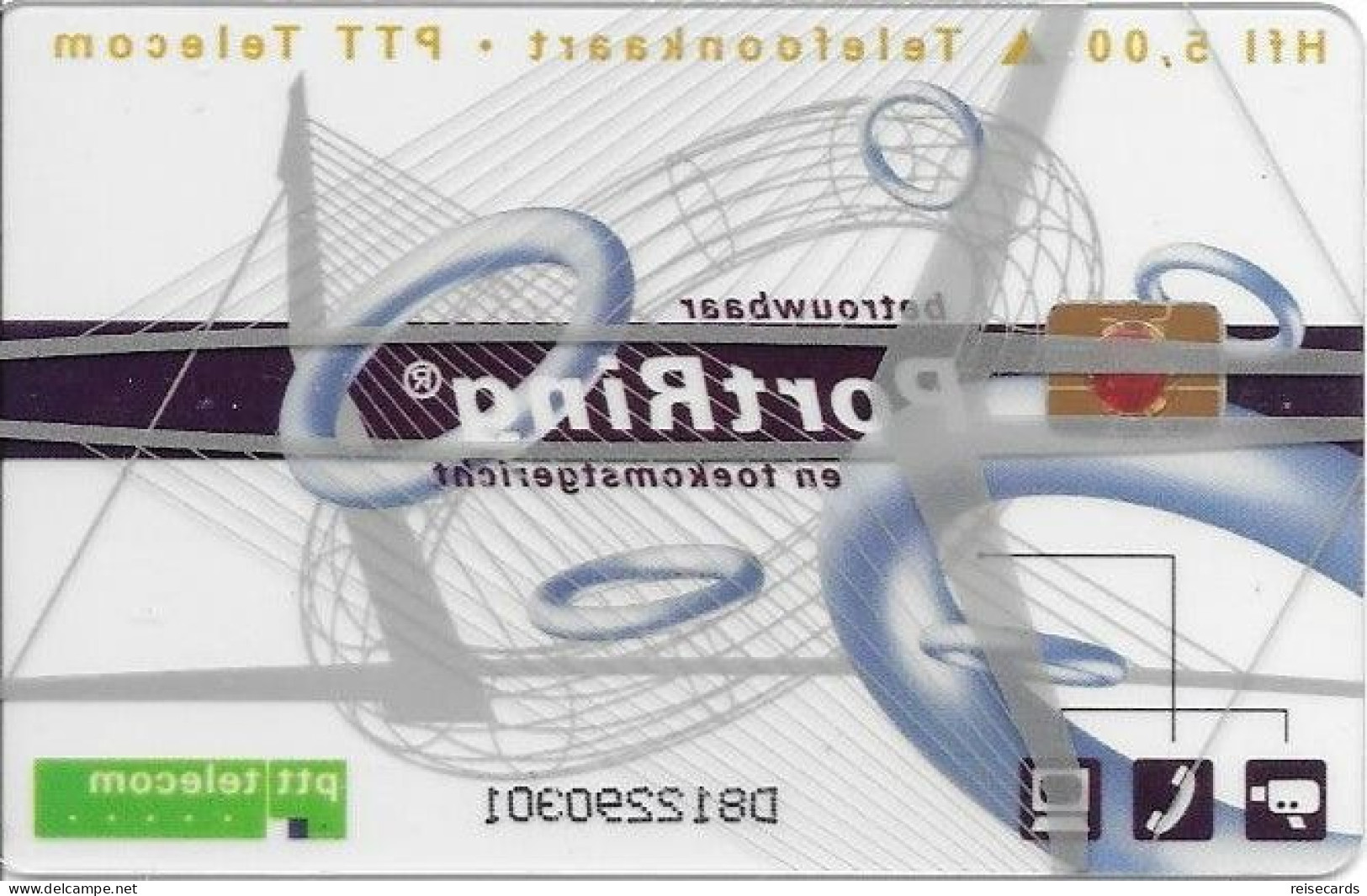 Netherlands: Ptt Telecom - 1997 PortRing. Mint, Transparent - Openbaar