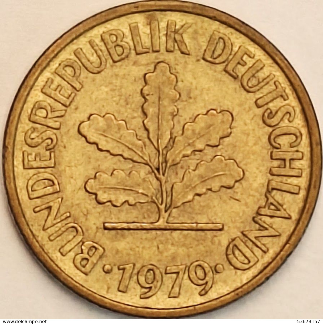 Germany Federal Republic - 5 Pfennig 1979 F, KM# 107 (#4589) - 5 Pfennig