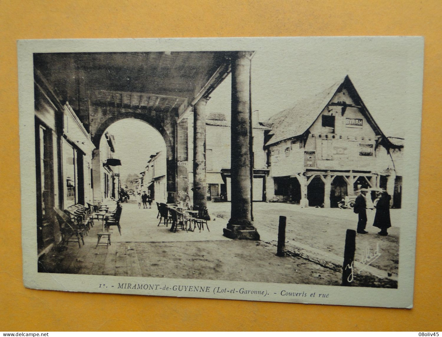 MIRAMONT De GUYENNE -- Couverts Et Rue - ANIMATION - Andere & Zonder Classificatie