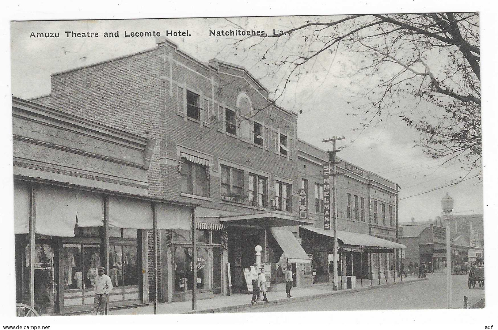 CPA NATCHITOCHES, AMUZU THEATRE AND LECOMTE HOTEL, LOUISIANE, USA - Other & Unclassified