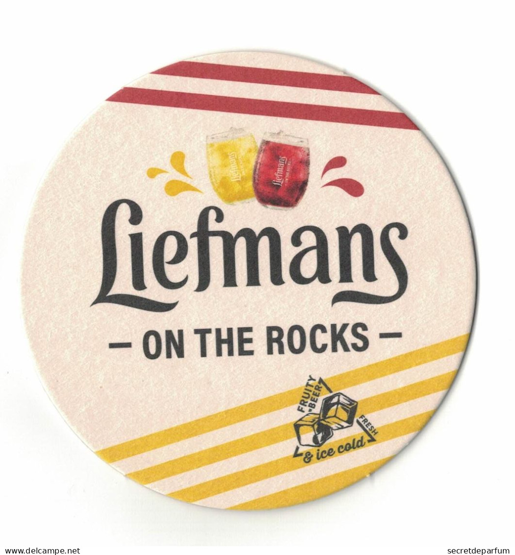 SOUS BOCKS   BIÈRE   LIEFMANS ON THE ROCKS - Beer Mats