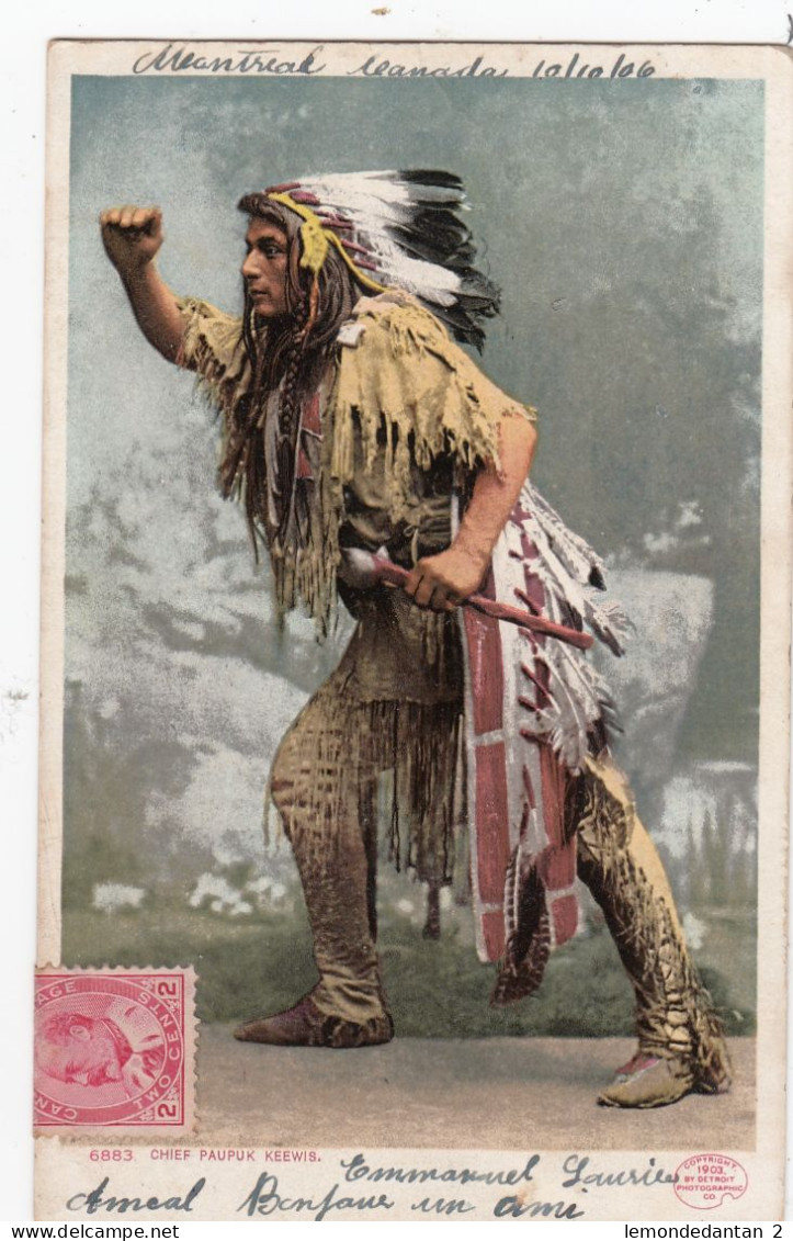 Lot Of 20 Postcards Of Indians. * - Indianer