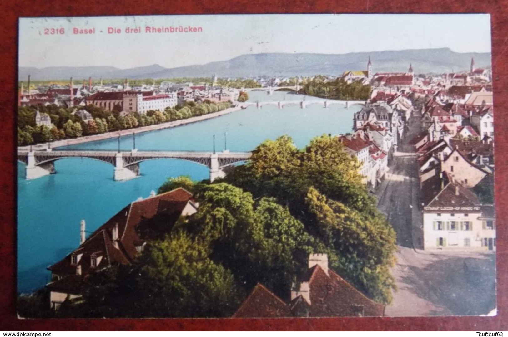Cpa Basel - Die Drei Rheinbrücken - Basilea