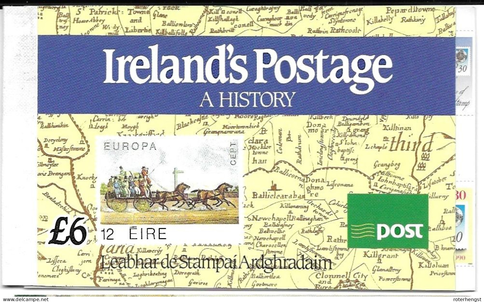 Ireland Mnh ** Booklet 65 Euros 1990 - Postzegelboekjes