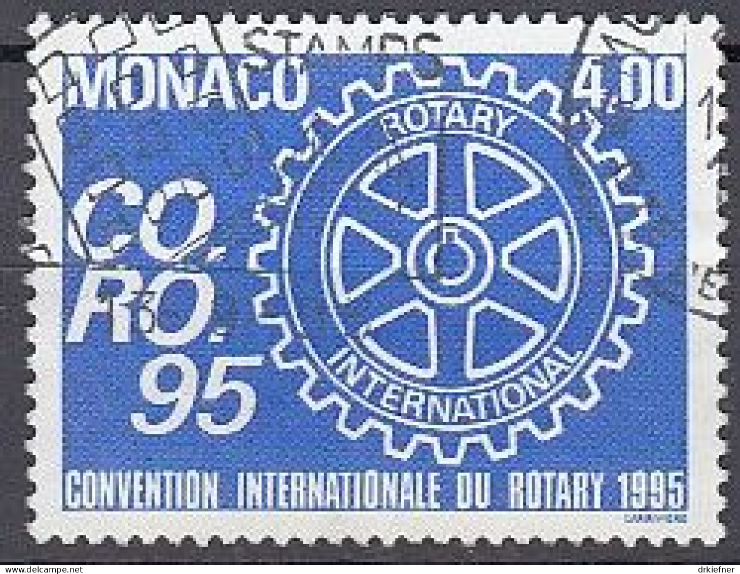 MONACO  2220, Gestempelt, Rotary International, 1995 - Usati