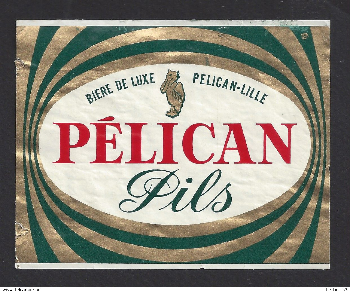 Etiquette De Bière Pils  -  De Luxe  -    Brasserie  Pelican  à  Lille  (59) - Cerveza