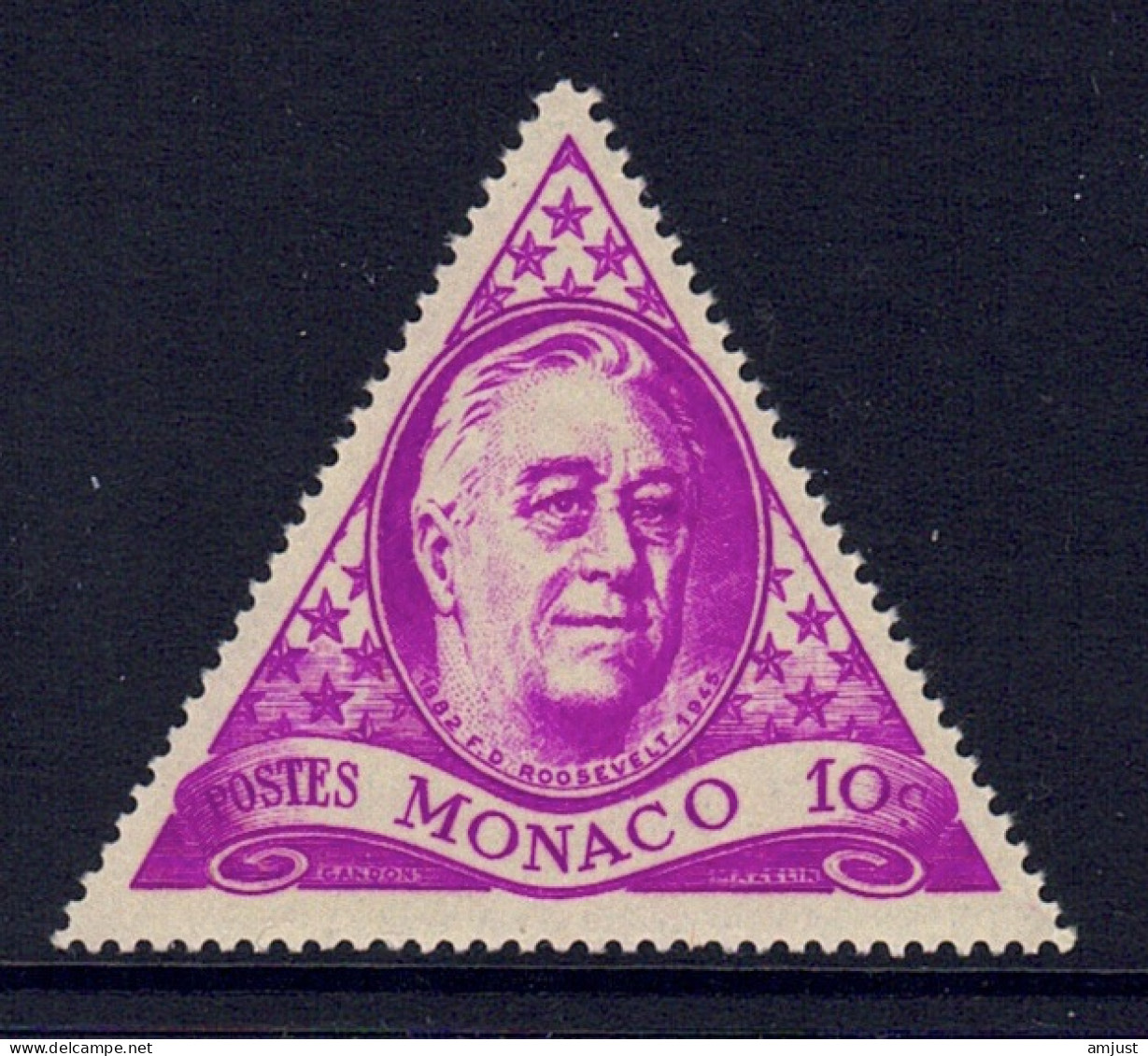 Monaco // 1946 // Hommage Président Roosvelt Timbres Neufs** MNH  No. Y&T 295 - Unused Stamps