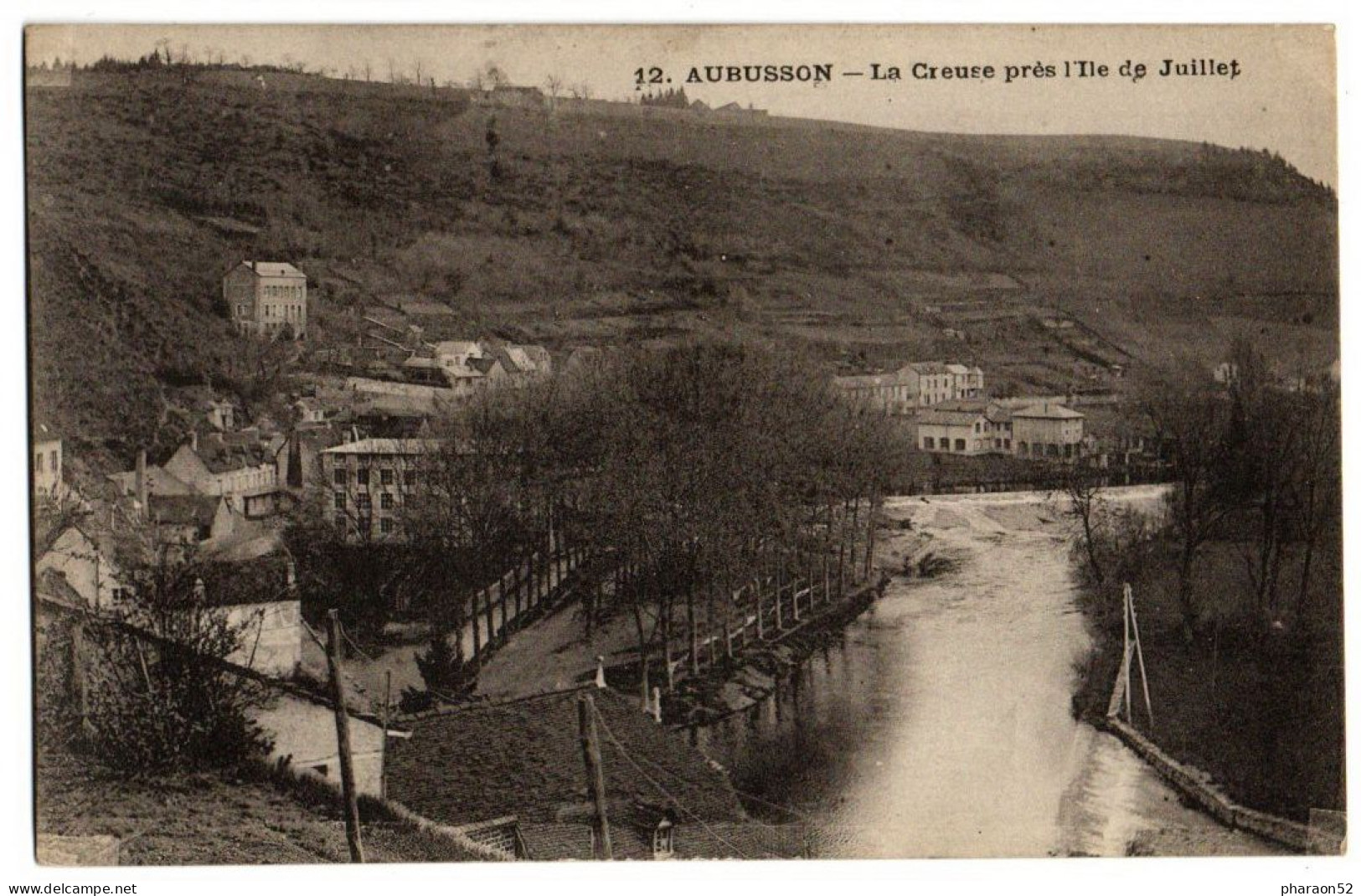 Aubusson- La Creuse Pres L'ile De Juillet - Aubusson