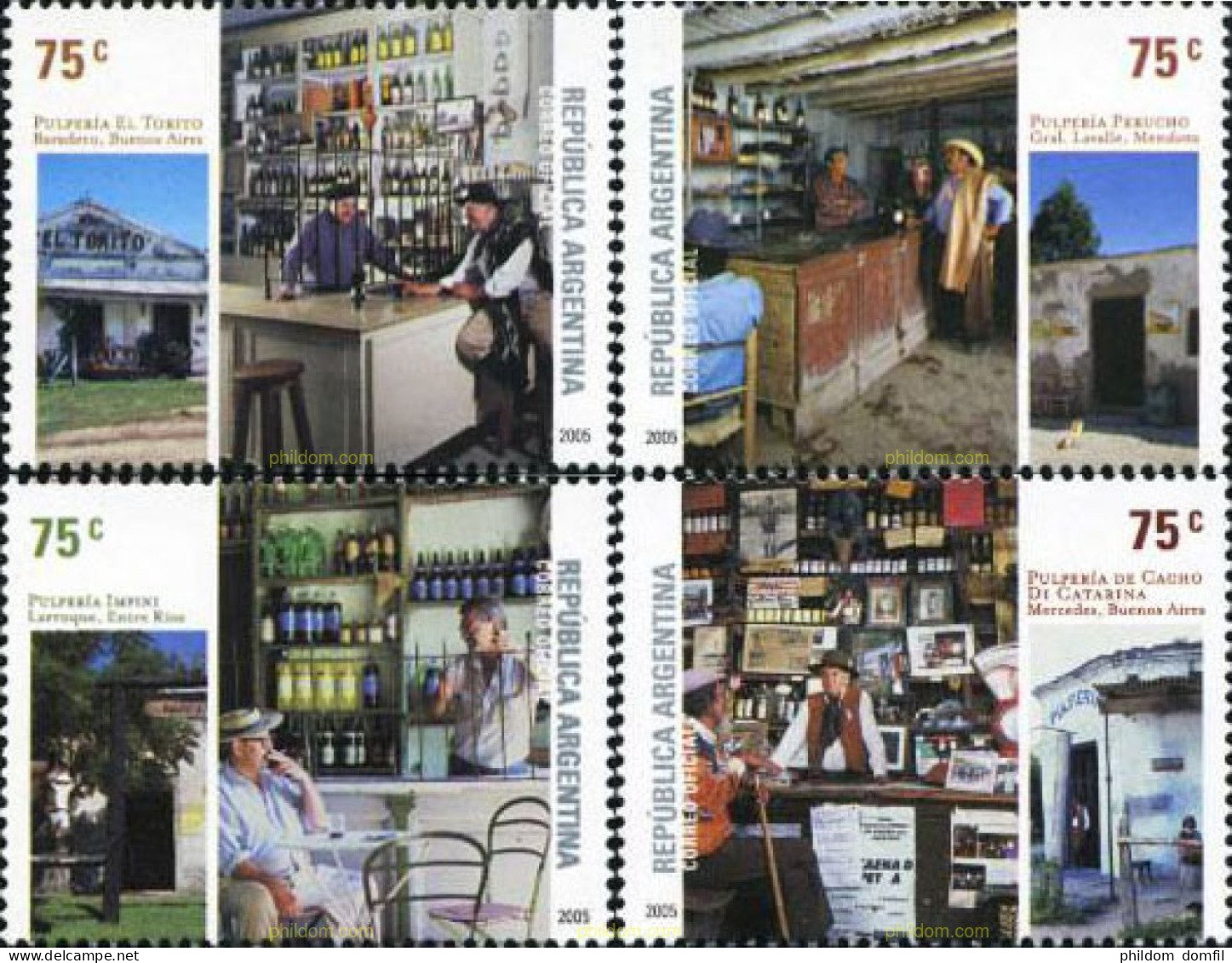 188583 MNH ARGENTINA 2005 PULPERIAS - Unused Stamps