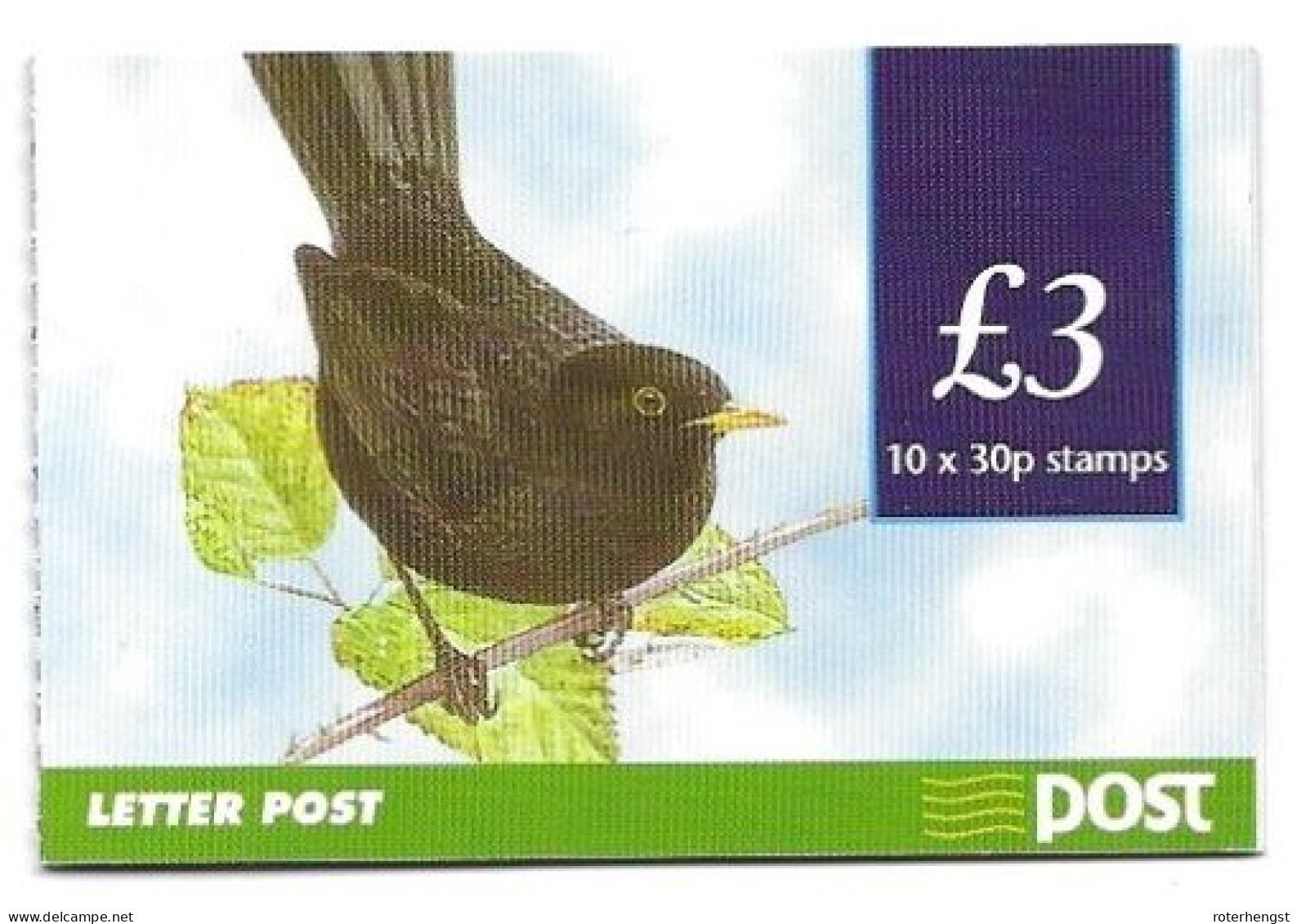 Ireland Mnh ** Bird Booklet 11 Euros 1998 - Postzegelboekjes