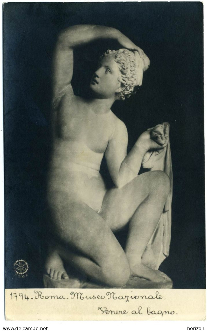 G.759  ROMA - Museo Nazionale - Venere Al Bagno - Collez. P.E.C. - 1938 - Musei