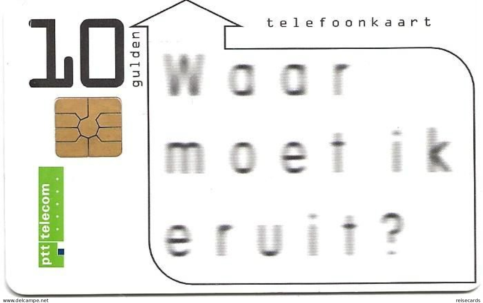 Netherlands: Ptt Telecom - 1996 Waar Moetik Eruit? - öffentlich