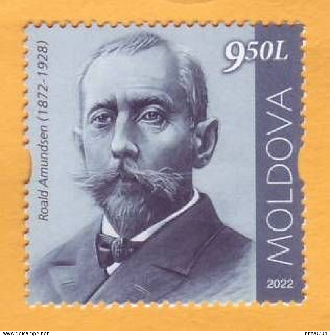 2022  Moldova Personalities Who Changed The World History Roald Amundsen (1872-1928), Norvegian Explorer 1v Mint - Moldavie
