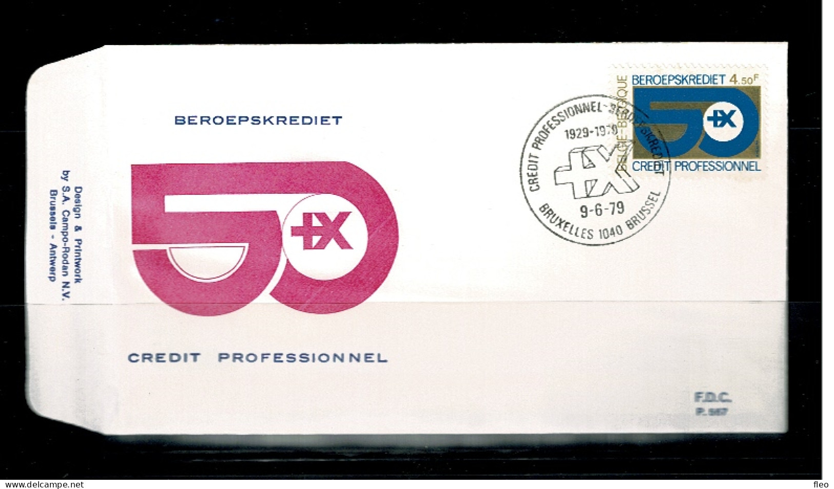 1979 1938 FDC ( Brux/Brus)  : " BEROEPSKREDIET 50 CREDIT PROFESSIONAL " - 1971-1980