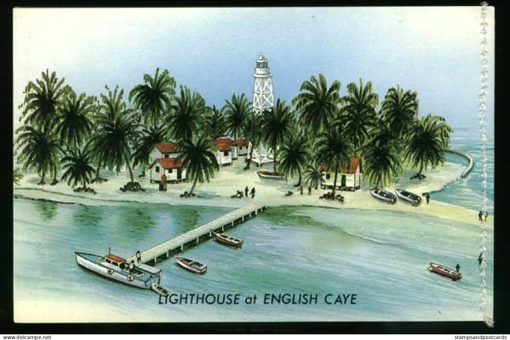 Cayes Of Belize 1984 Carnet Histoire Phare De English Cave Lighthouse Cayes Of Belize History Booklet MNH - Leuchttürme