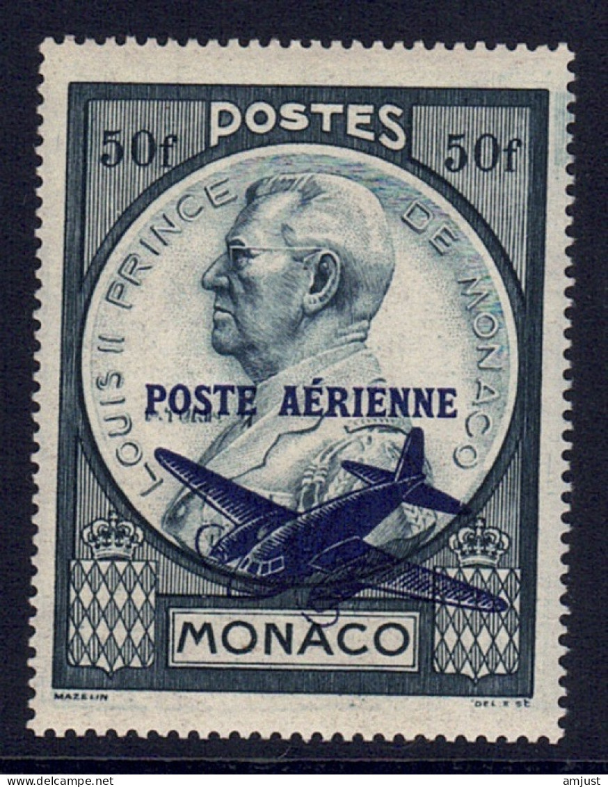 Monaco // 1946 Poste Aérienne // Timbre Avec Surcharge  Timbres Neufs** MNH  No. Y&T 13 - Posta Aerea