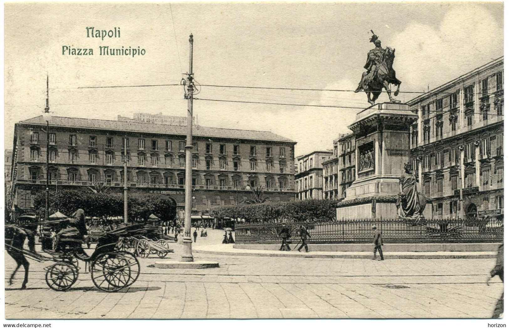 G.766  NAPOLI - Piazza Municipio - Ed. E. Ragozino / Modiano - Napoli (Neapel)