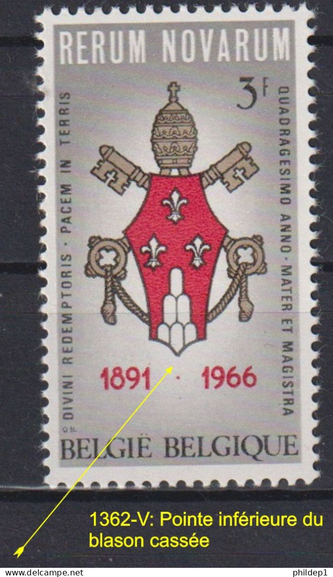 Belgique: COB N° 1362-V, Neuf, **, Sans Charnière. TB !!! - 1961-1990