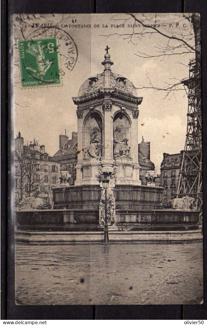 Paris - La Fontaine De La Place Saint-Sulpice - Plätze