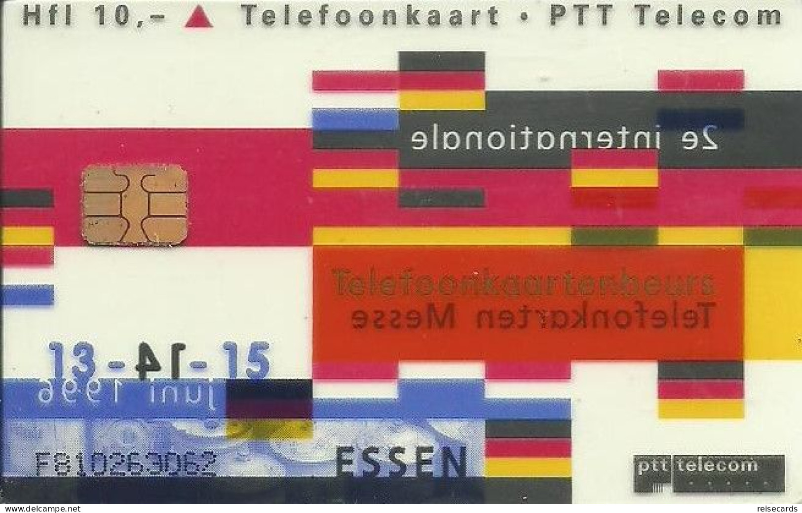 Netherlands: Ptt Telecom - 1996 Internationale Telefonkaartenbeurs Essen. Mint, Transparent - Public