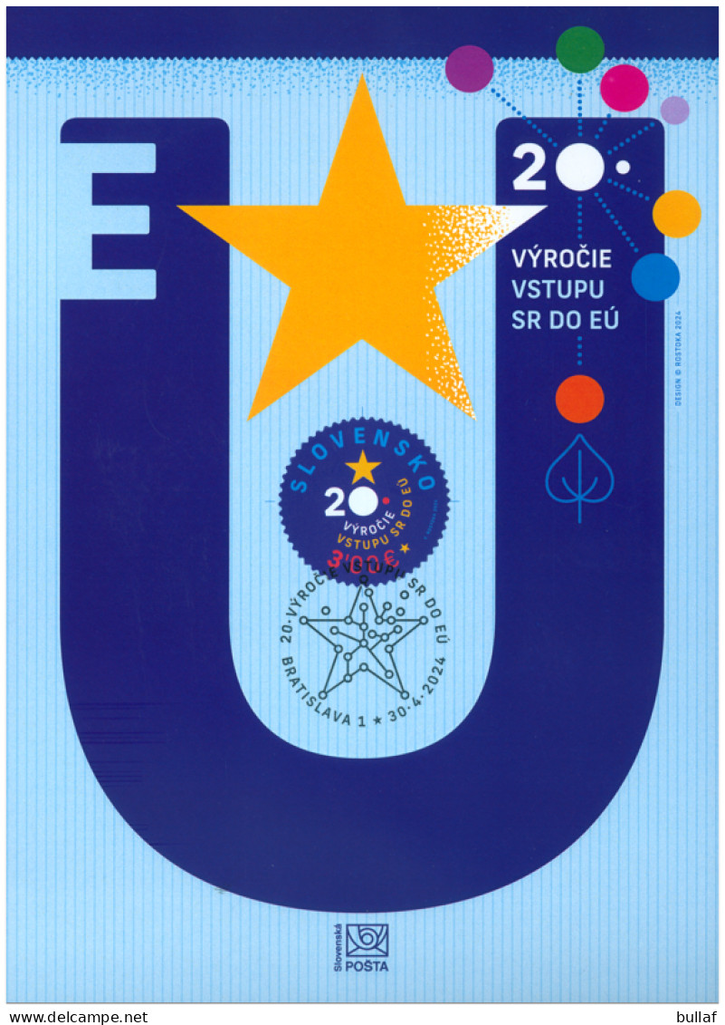 SLOVAKIA 2024 - 20th Anniversary Of The Slovak Republic‘s Entry Into The EU - Blocchi & Foglietti