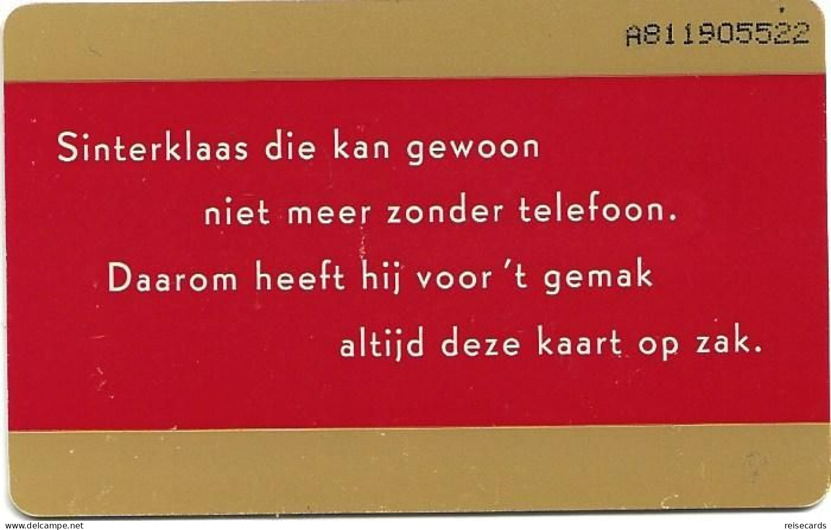 Netherlands: Ptt Telecom - 1996 Sinterklaas - Publiques