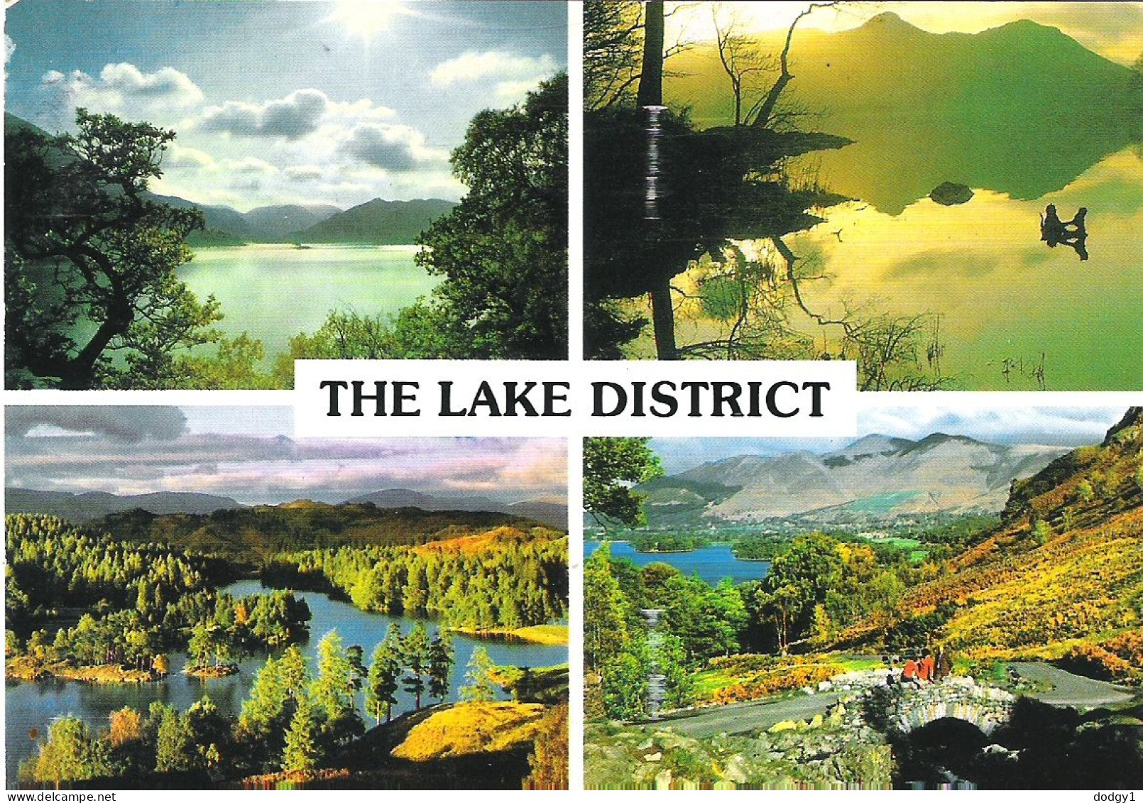 SCENES FROM THE LAKE DISTRICT, CUMBERLAND, ENGLAND. USED POSTCARD My4 - Altri & Non Classificati