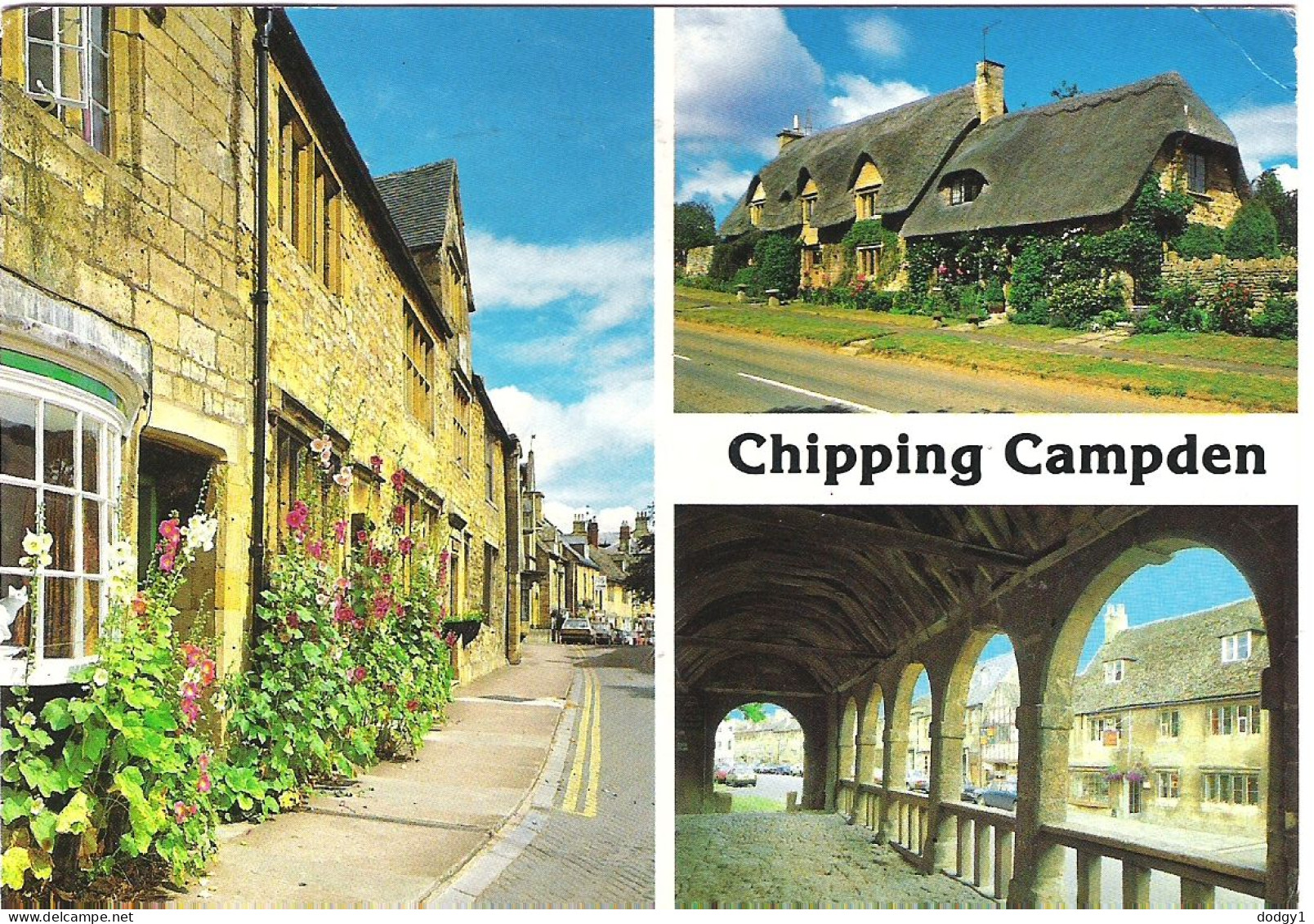 SCENES FROM CHIPPING CAMPDEN, GLOUCESTERSHIRE, ENGLAND. Circa 1985 USED POSTCARD My4 - Autres & Non Classés