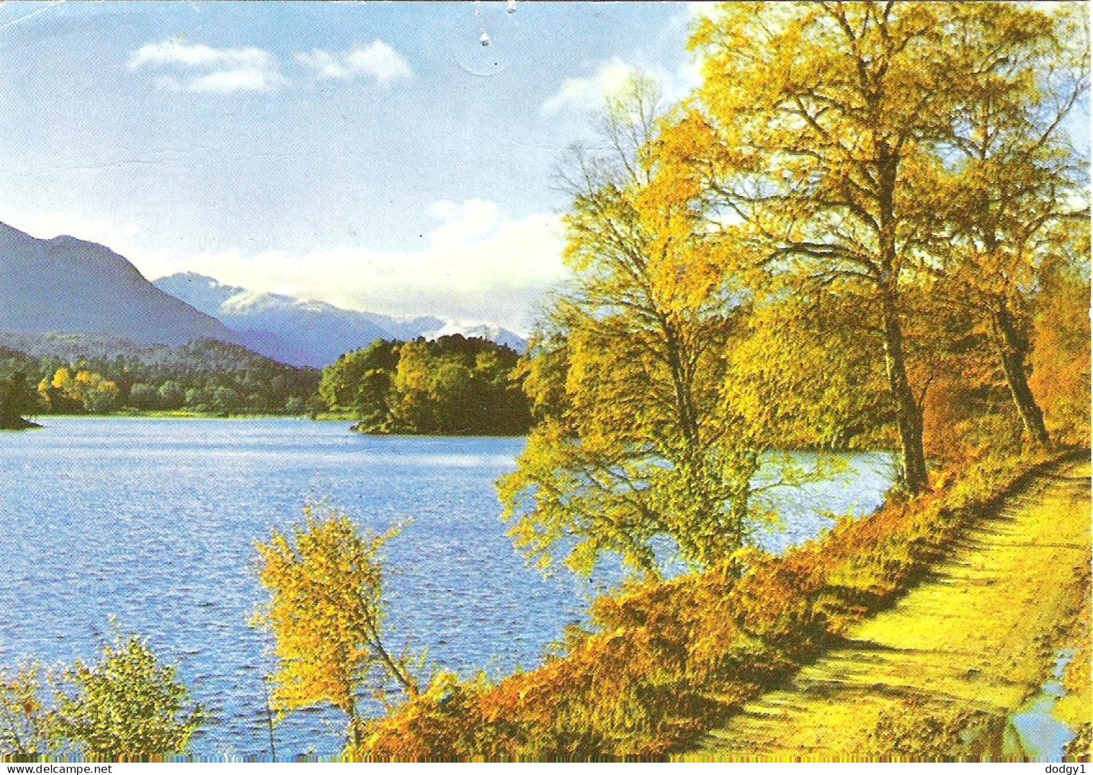 LOCH BENEVEIAN, GLEN AFFRIC, INVERNESS-SHIRE, SCOTLAND. USED POSTCARD My4 - Inverness-shire