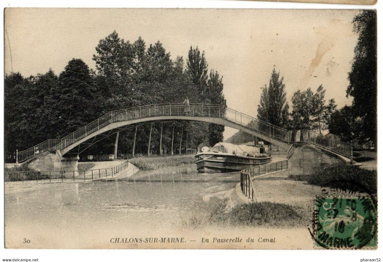 Chalons Sur Marne- La Passerelle Du Canal - Châlons-sur-Marne