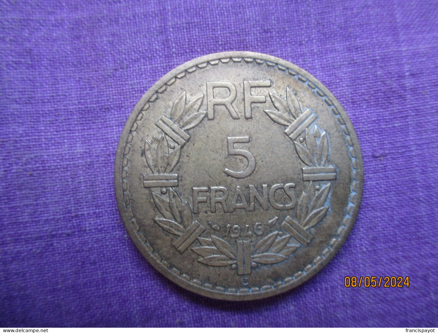 5 Francs 1946 C Bronze-alu - 5 Francs