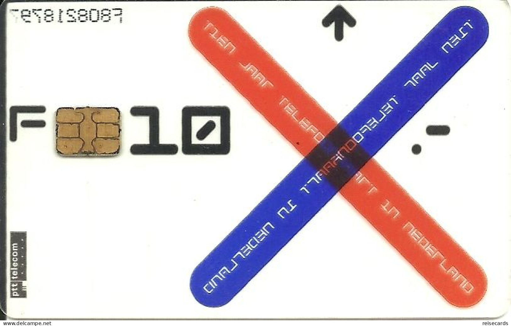 Netherlands: Ptt Telecom - 1996 Tien Jaar Telefoonkaart.  Transparent - Publiques
