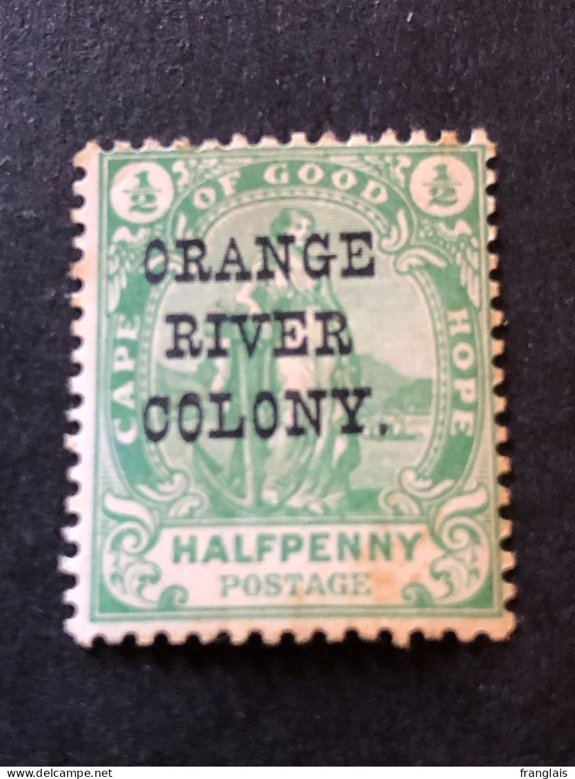 ORANGE FREE STATE  SG 65  ½d Green  MH* - Estado Libre De Orange (1868-1909)