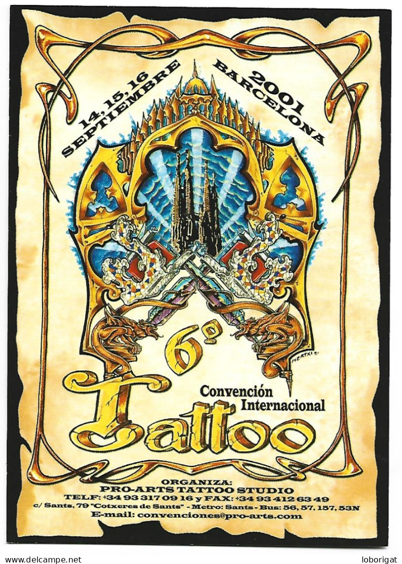 CONVENCION INTERNACIONAL " TATTOO ".-  BARCELONA.- ( CATALUNYA ) - Reclame