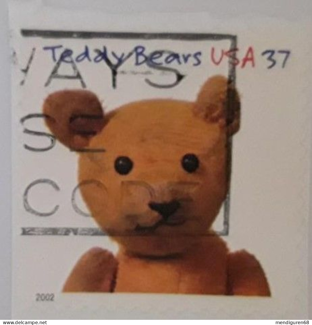 VERINIGTE STAATEN ETAS UNIS USA 2002 STICK BEAR 37C USED ON PAPER SC 3654 YT 3367 MI 3628 SG 4166 - Used Stamps