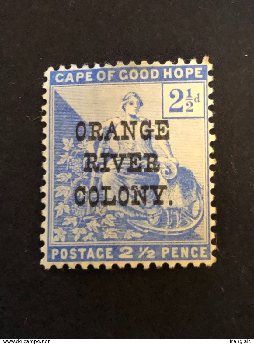 ORANGE FREE STATE  SG 135  2½d Ultramarine MH* - Estado Libre De Orange (1868-1909)