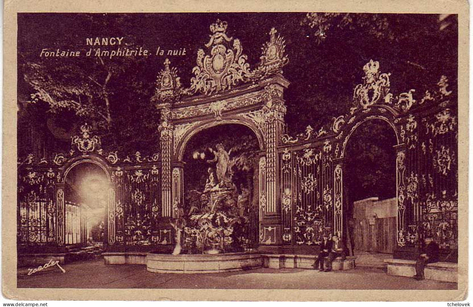 (54). Nancy. Hemicycle De La Place. Carriere 1953 & 1004 Place Stanislas & 39 Fontaine D'Amphitrite - Nancy