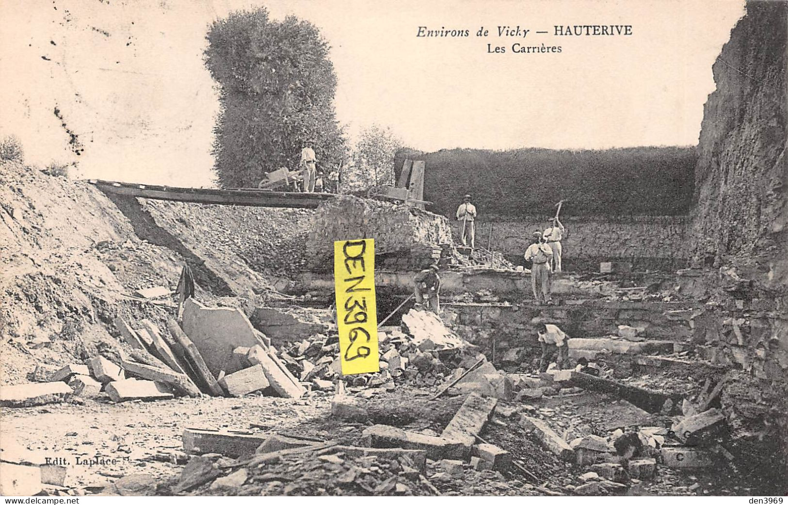 HAUTERIVE (Allier) - Les Carrières - Environs De Vichy - Voyagé 1912 (2 Scans) - Other & Unclassified