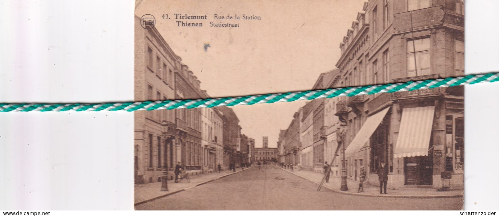 Tirlemont, Thienen, Tienen, Statiestraat, Rue De La Station - Tienen