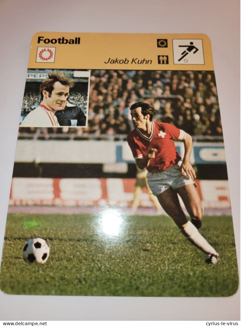 Football  ** Suisse ** Jakob Kuhn - Sports