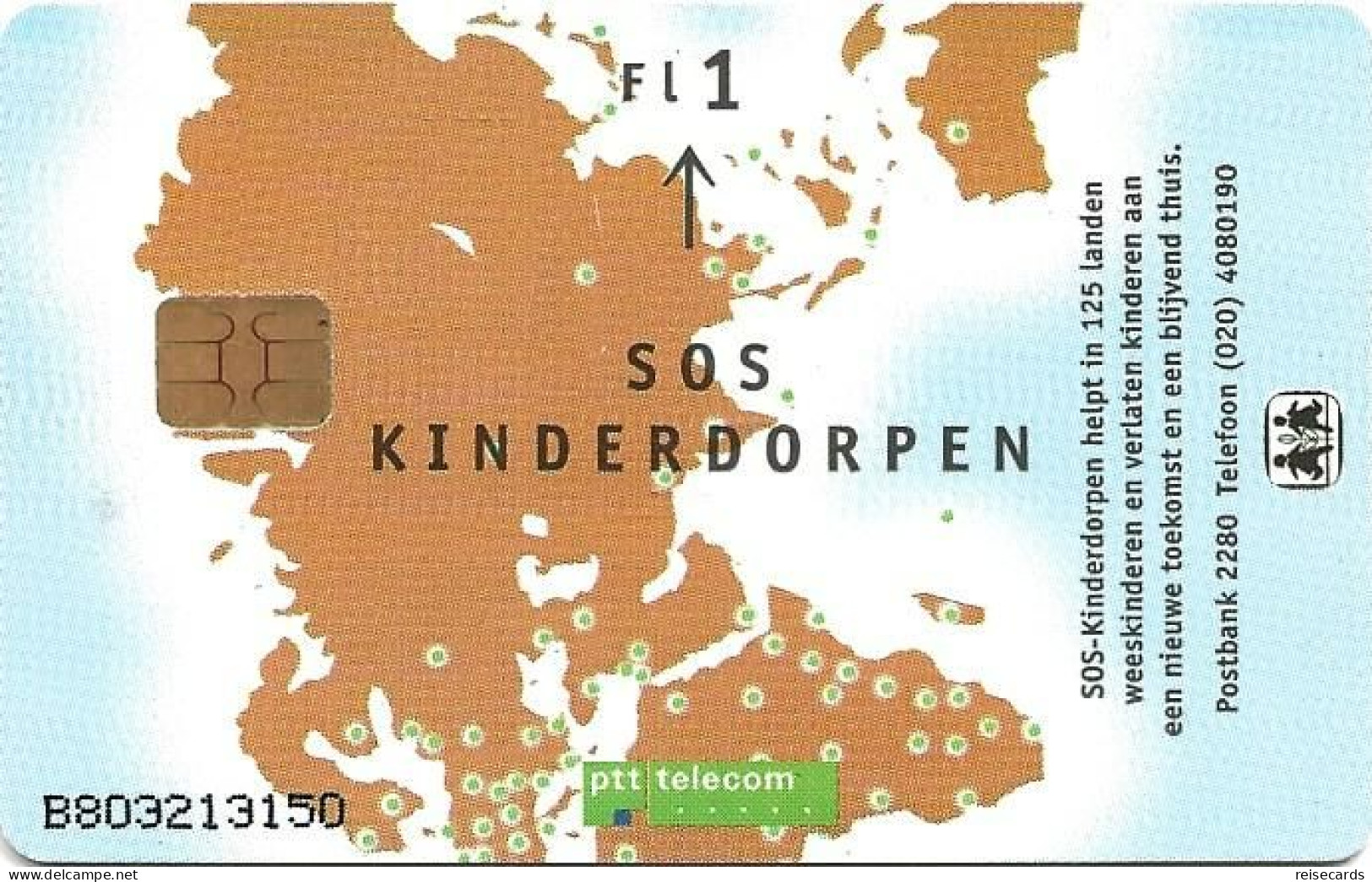 Netherlands: Ptt Telecom - 1995 SOS Kinderdorpen. Mint - Public