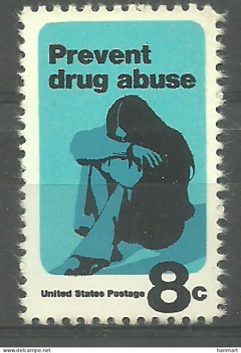 United States Of America 1971 Mi 1050 MNH  (ZS1 USA1050) - Drogen