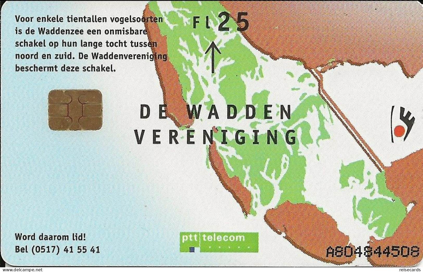 Netherlands: Ptt Telecom - 1995 De Wadden Vereniging - Public