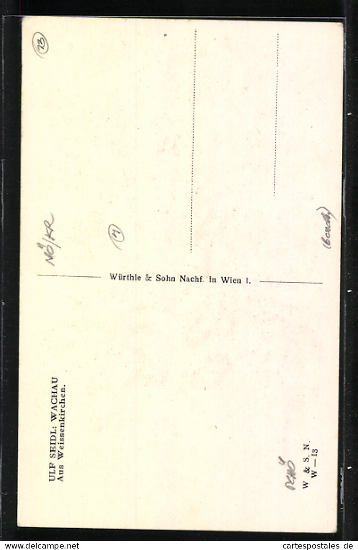Künstler-AK Ulf Seidl: Aus Weissenkirchen  - Sonstige & Ohne Zuordnung