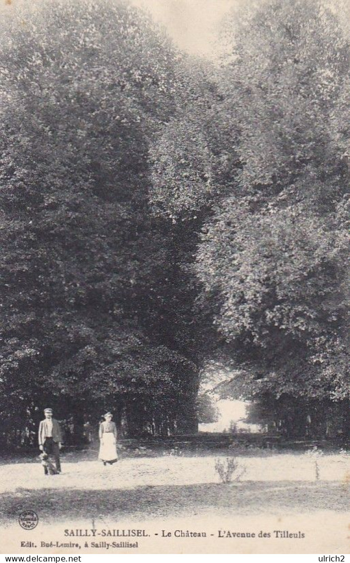 AK Sailly-Saillisel - Le Château - L'Avenue Des Tilleuls -  Ca. 1910 (69255) - Peronne