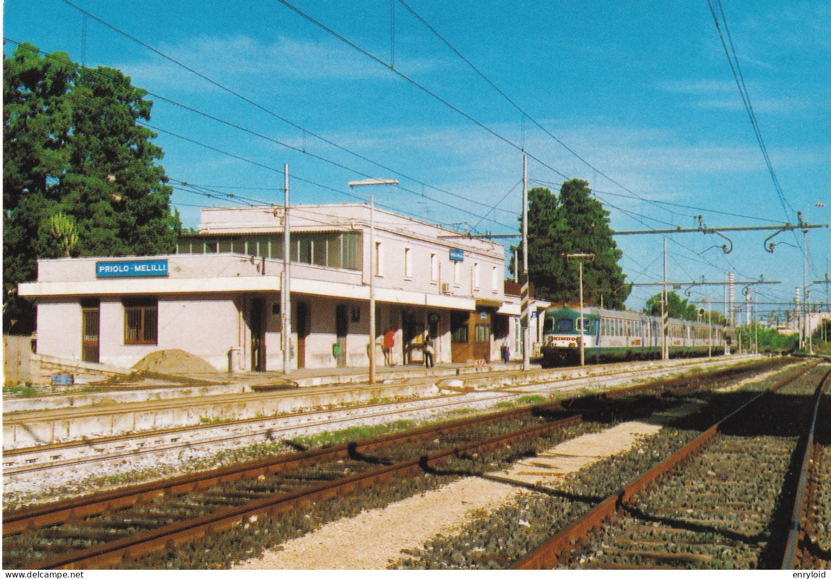 Stazione Ferrovia Priolo Melilli Treno Regionale Kimbo Ale 841 - Andere & Zonder Classificatie